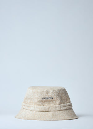 Jacquemus Le Bob Gadjo Bucket Hat White jac0160007