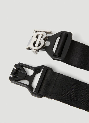 Burberry Logo Jacquard Technical Belt Black bur0148042