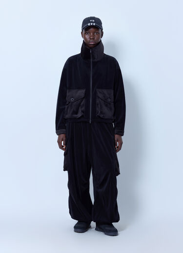 LN-CC® - Y-3: Velvet Corduroy Utility Blouson - Black Y-3 Velvet Corduroy Utility Blouson Black yyy0265008