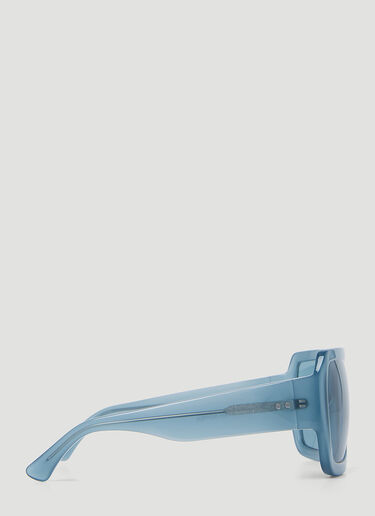오버사이즈 스퀘어 선글라스 Dries Van Noten 오버사이즈 스퀘어 선글라스 블루 vns0353004