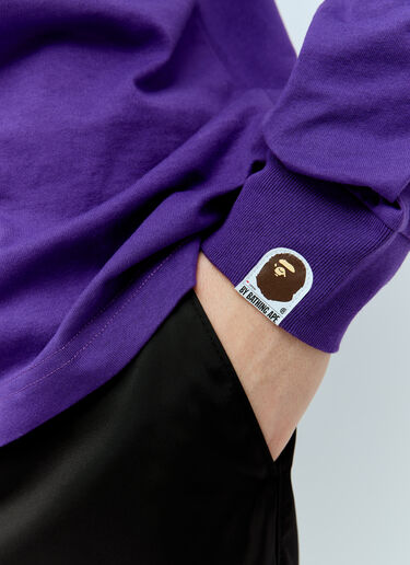 A BATHING APE® Mad Face College 运动衫 紫色 aba0154023