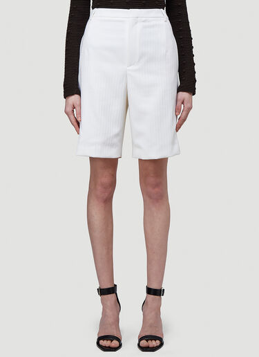 Saint Laurent Tailored Shorts White sla0243019