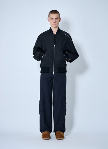 Dries Van Noten 尼龙飞行员夹克  黑色 dvn0160003