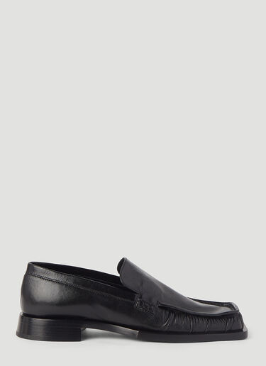Jil Sander Square Loafers Black jil0245057