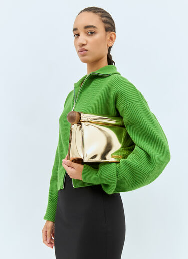 Jacquemus La Pochette Rond CarrÃ© 手拿包 金色 jac0258043