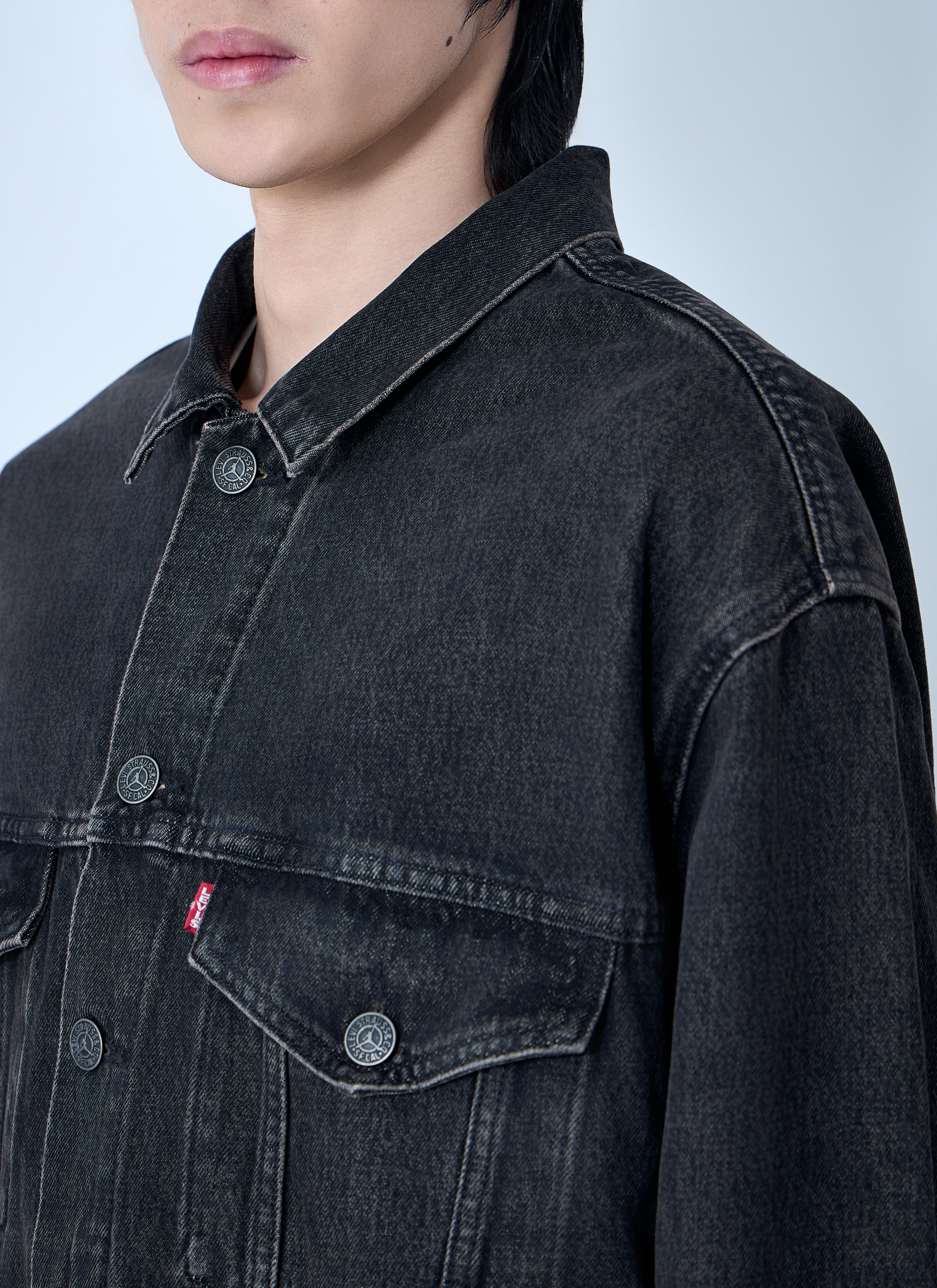 Levi's x Jordan Men's' Type III Trucker Jacket in Black | LN-CC®