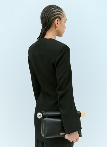 Jacquemus La Pochette Rond CarrÃ© 手拿包 黑色 jac0256054