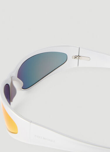 Reverse Xpander 2.0 Rectangle Sunglasses Balenciaga Reverse Xpander 2.0 Rectangle Sunglasses Silver bcs0353014