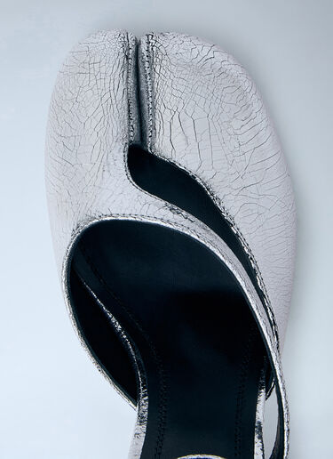 Maison Margiela Tabi Pump Sandals Silver mla0264013