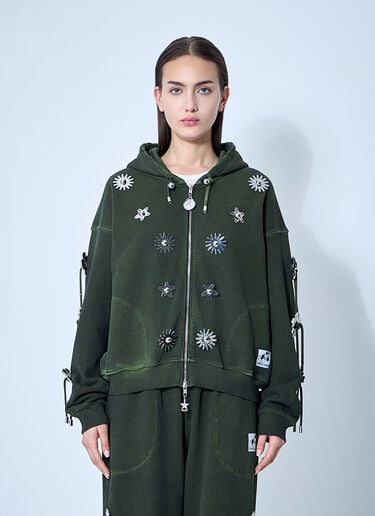 Chopova Lowena Dallas Hooded Sweatshirt Grey cho0360010