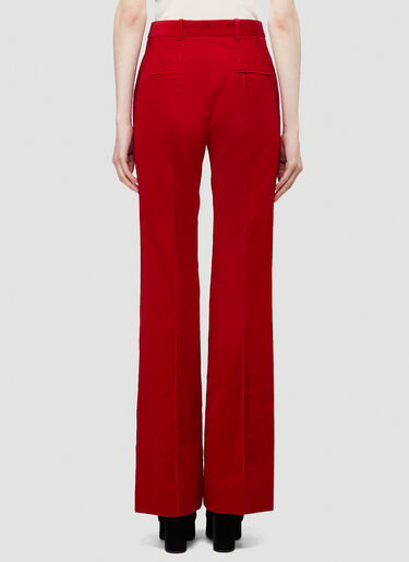 Saint Laurent Corduroy Pants Red sla0241018