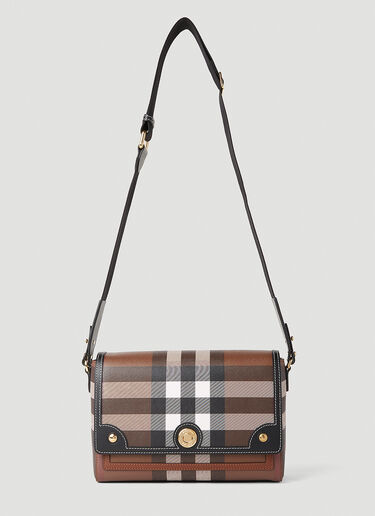 Burberry 체크 노트 숄더백 브라운 bur0251066