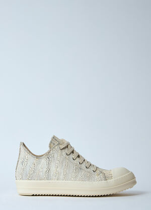 Rick Owens DRKSHDW Low-Top Coated Sneakers White drk0160019