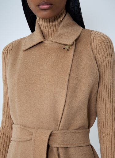Tailored Maxi Waistcoat Max Mara Tailored Maxi Waistcoat Camel max0262047