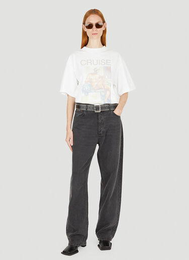 Eytys 페리스 크루즈 T-셔츠 화이트 eyt0351010