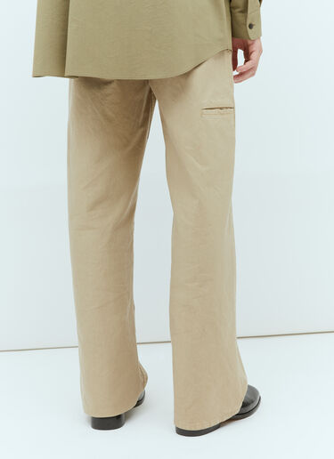The Row Riggs Twill Pants Beige row0154009