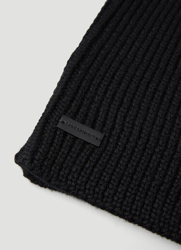 Knitted Balaclava Saint Laurent Knitted Balaclava Black sla0149084