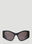 Balenciaga Dynasty XL D-Frame Sunglasses 레드 bal0152088