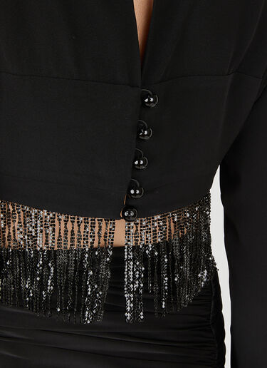 Fringed Top Rabanne Fringed Top Black pac0251011