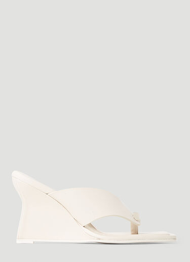 Paris Georgia Dune Wedges White pag0253007