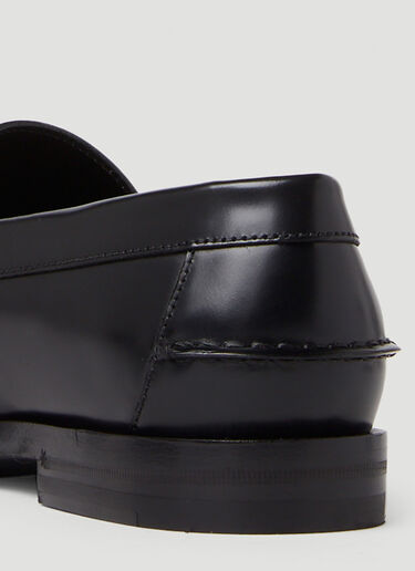 Logo Plaque Loafers Gucci Logo Plaque Loafers Black guc0150137