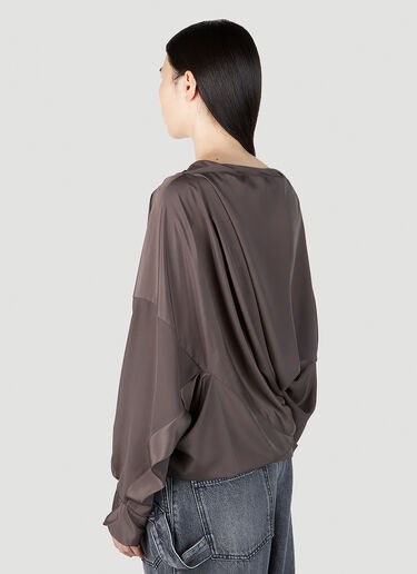 Oversized Hebo Top Vivienne Westwood Oversized Hebo Top Grey vvw0251016