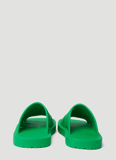 Bottega Veneta Plat Sandals Green bov0151057