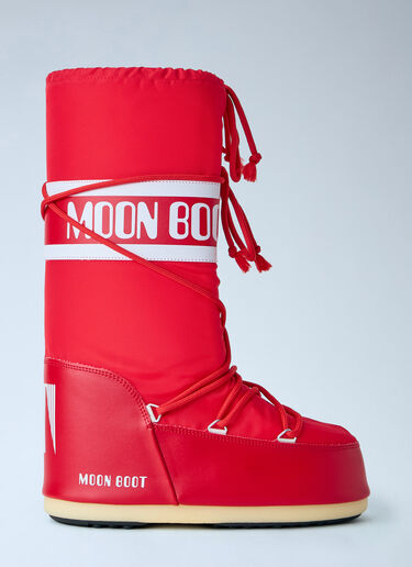 LN-CC® - Moon Boot: Icon Nylon Boots - Red Moon Boot Icon Nylon Boots Red mnb0366003