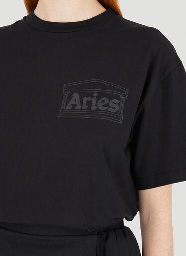 Aries Temple T 恤 黑色 ari0246016