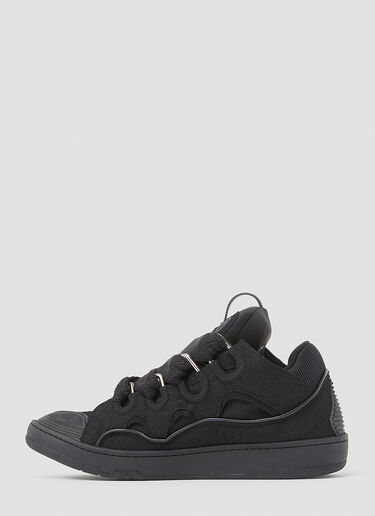 Lanvin Ssense Exclusive Gray Curb Sneakers in Black for Men