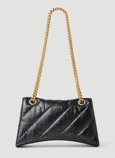 Balenciaga クラッシュ チェーン スモール ショルダーバッグ ブラック bal0252023