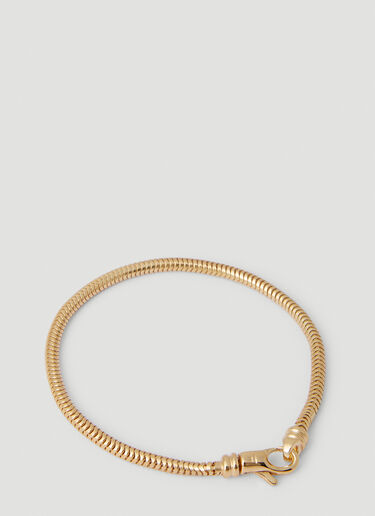 Tom Wood Snake Bracelet Gold tmw0351012