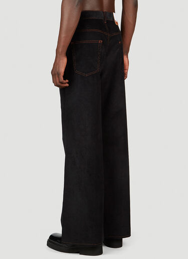 ワイドレッグコーデュロイパンツ Marni ワイドレッグコーデュロイパンツ ブラック mni0153011