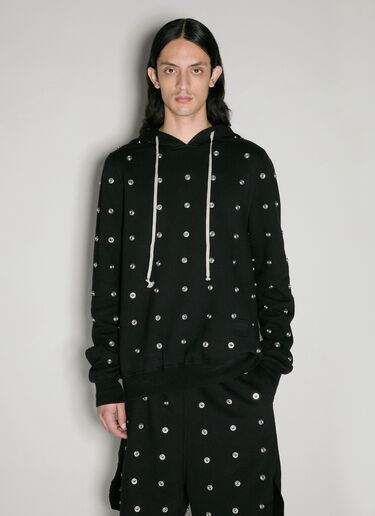 Rick Owens DRKSHDW Granbury Hooded Sweatshirt Black drk0156003