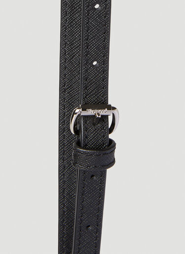 Vivienne Westwood Orb Plaque Passport Holder Lanyard Black vvw0152042
