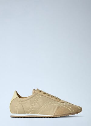 Toteme Flex Low-Top Sneakers Beige tot0265024