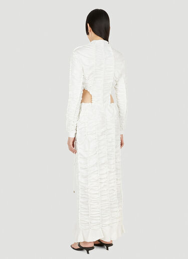 Ester Manas Covering Ruffled Dress White est0248003