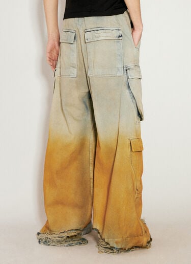 Rick Owens DRKSHDW Double Cargo Jumbo Belas Jeans Orange drk0156001