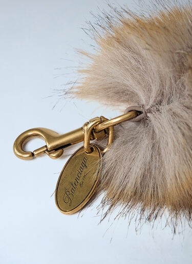 Faux Fur Bag Strap Balenciaga Faux Fur Bag Strap Cream bal0262020