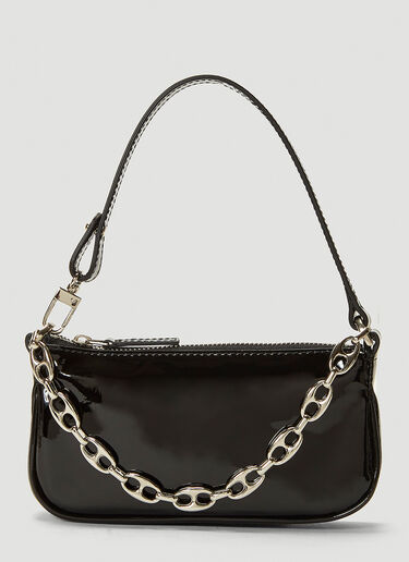BY FAR Mini Rachel Shoulder Bag Black byf0242011