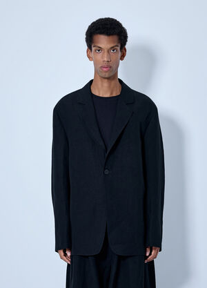 Studio Nicholson Denson Single Breasted Blazer Black stn0165013