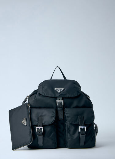 Prada Re-Nylon Medium Backpack Black pra0260040
