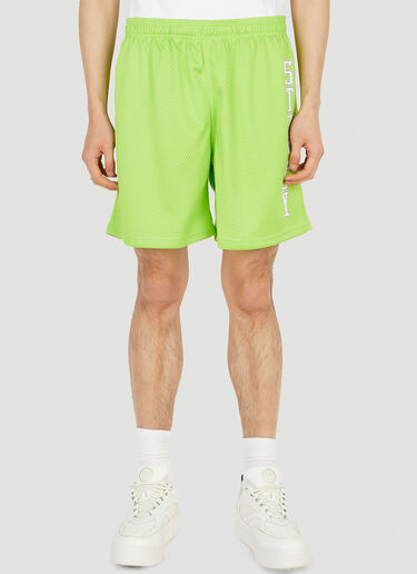Stüssy Collegiate Mesh Shorts Green sts0347015
