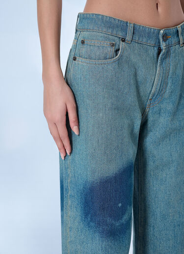LN-CC® - Jean Paul Gaultier: Wide-Leg Denim Trousers - Blue Jean Paul Gaultier Wide-Leg Denim Trousers Blue jpg0266017