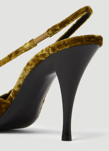 Saint Laurent Tom High Heels Yellow sla0249086