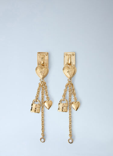 LN-CC® - Chloé: Mini Paddington Earrings - Gold Chloé Mini Paddington Earrings Gold chl0265065