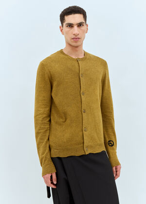 Acne Studios Crewneck Cardigan Khaki acn0157006
