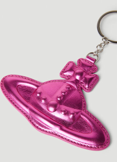 Vivienne Westwood Metallic Orb Keyring Pink vvw0251080