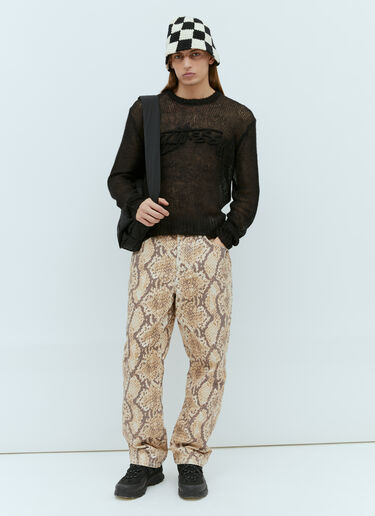 Stüssy Loose Knit Sweater Black sts0152057