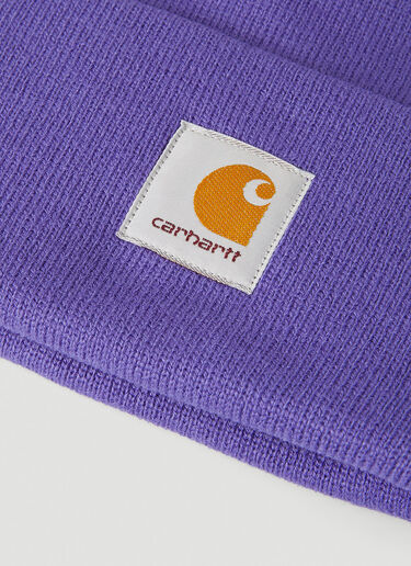Carhartt WIP Logo Patch Watch Hat Purple wip0148032